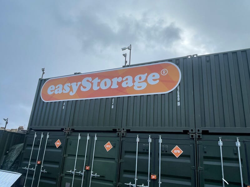 An image of the easystorage exterior signage.